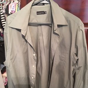 Men’s Dress Shirt, Gray